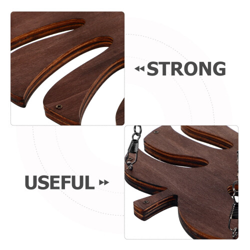 Portabicchieri da vino a soffitto, design Monstera, 12 scomparti 2