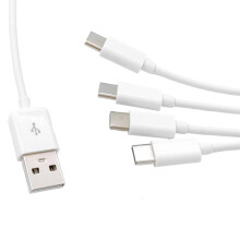 Καλώδιο φόρτισης USB C με σχεδιασμό 4 θυρών, καλώδιο τροφοδοσίας USB σε USB τύπου C