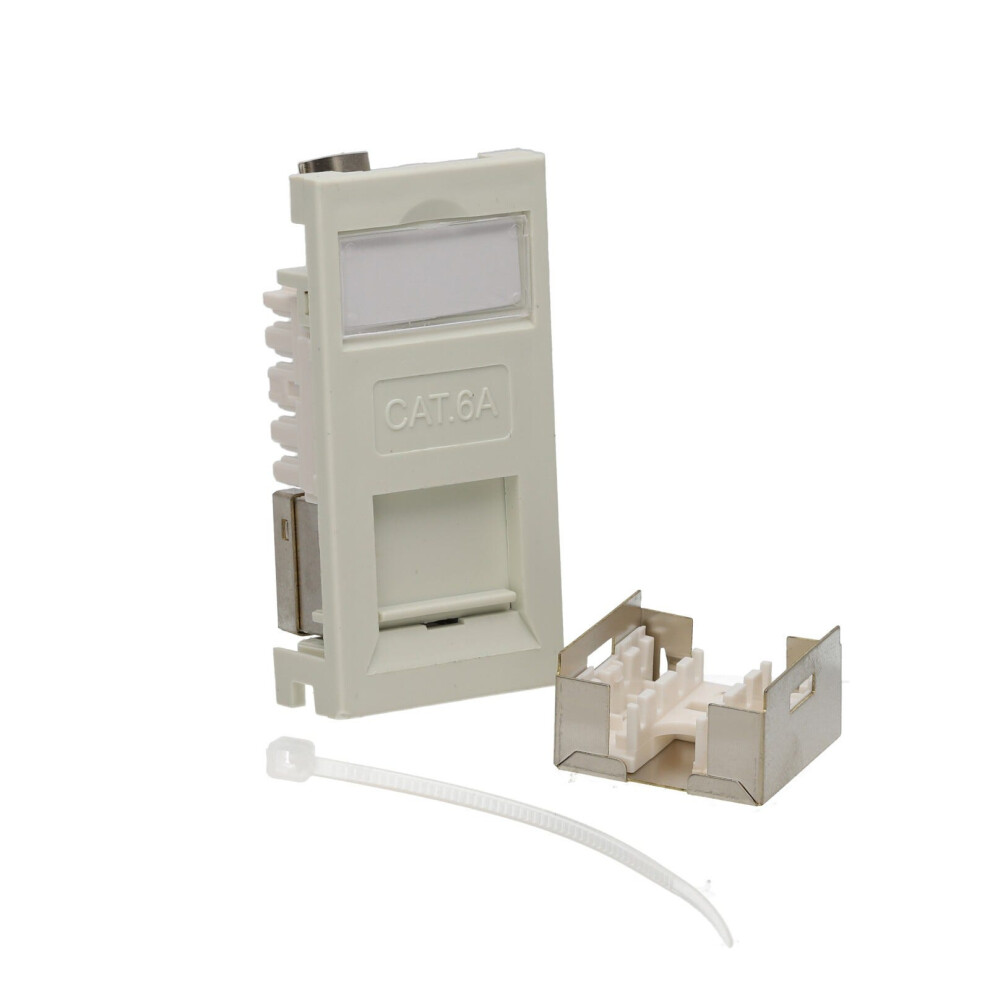 Kenable Cat6a Patch Cable Rj45 Shielded Module Euro Mod With Name Plate