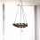 Portabicchieri da vino a soffitto, design Monstera, 12 scomparti 4