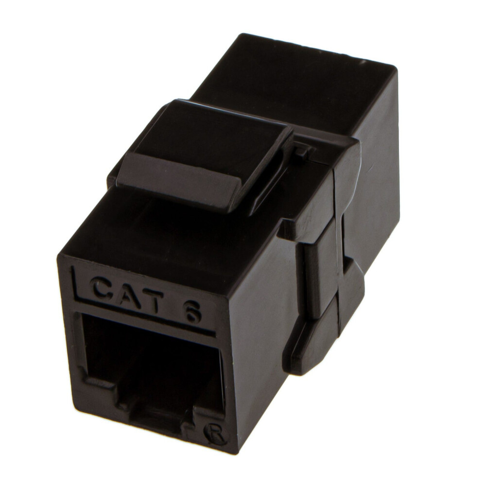 Kenable Rj45 Panel Mount Keystone Coupler Pass Through Keystone Cat6 Utp