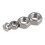Metric Left Hand Thread Hex Nut M4-M20 304 Stainless Steel Reverse Thread Hex Hexagon Nuts Left Tooth Nuts 3