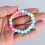 Princess Beaded Bracelet Set Pearl Bead 10 pcs 5