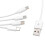 Cabo de carregamento USB-C, 4 portas USB para USB-C 6
