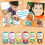 Easter Candy Cards for Kids Plastic Dome Greeting Set 36 Pcs 5