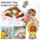 Easter Candy Cards for Kids Plastic Dome Greeting Set 36 Pcs 2