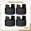 4 PCS Adjustable Bed Risers, Compatible with Desk/Sofa/Chair/Table Legs, Anti-Slip, 1100 Lbs Support 5