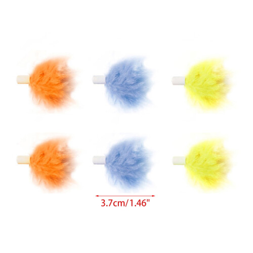 Feather Toy Replacements for Indoor Exercise 6 Pcs 1