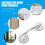 Cabilock suction grab bar for bathroom shower 1 pack 6