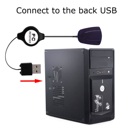 USB Receiver Laptop PC Wireless Media Remote Control Wireless Mouse Controller 1