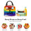 Τσάντα Tote με μόνωση Rainbow Love για ενήλικες 5