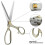 9.5" Heavy Duty Sewing Scissors, Comfort Grip Tailor Shears Compatible with Sharp Fabric Scissors 2