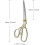 9.5" Heavy Duty Sewing Scissors, Comfort Grip Tailor Shears Compatible with Sharp Fabric Scissors 3