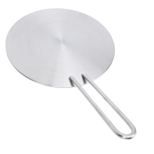 Edelstahl-Diffuserplatte 24 cm Induktionsadapter