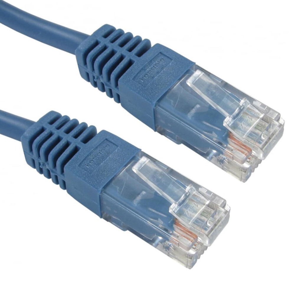 Network Ethernet Rj45 Cat-5E Utp Patch Lan Copper Cable Lead 5M Blue 5054338105956