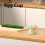 Ceramic Rabbit Egg Cup for Soft-Boiled Eggs – Easter Bunny Egg Holder, Elegant Rabbit-Shaped Egg Stand, Compatible with Standard Eggs 2