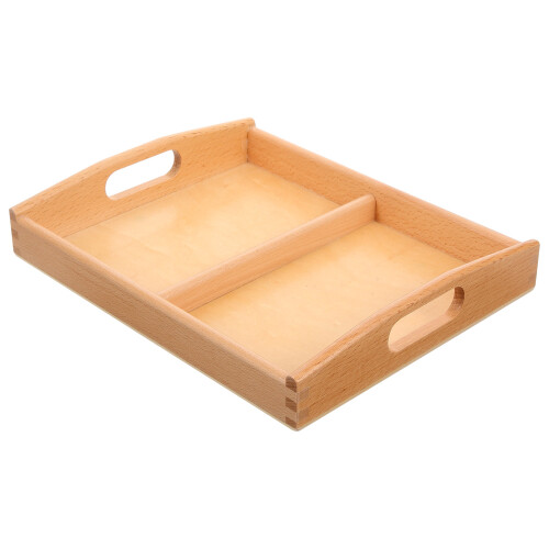 5Stk Beige Holztabletts Mit Griffen, Schule, Spiel &