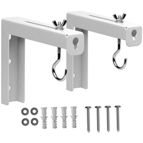 2Stk Projektor Bildschirm Wand- Und Deckenhalter Aus Robustem Metall