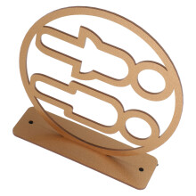 Plaque Wc Double-Face Pour Porte De