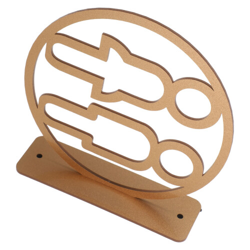 Plaque Wc Double-Face Pour Porte De