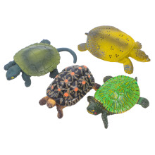 8Pièces Figurines Tortues Petites Plastique Multicolores Pour Fêtes