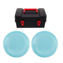 1Ensemble Organisateur Compact À Mousse Pour Toupies De Combat Coloré