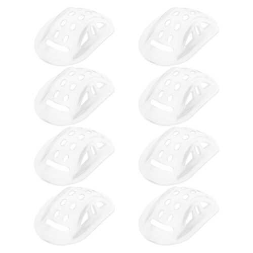 8Pièces Garniture Menton Casque Ajustable PP Usage Cyclisme Roller Ski