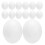 24Pcs White Plastic Fake Bird Eggs Realistic Nesting Decoys for Aviary 1