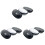 9Pcs Multi-Color Sunglasses Case Protective Zipper Glasses Storage Box 2