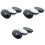 9Pcs Multi-Color Sunglasses Case Protective Zipper Glasses Storage Box 3
