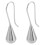 8Pcs Silver Metal Drop Earrings for Women Charming Dangle Statement 1