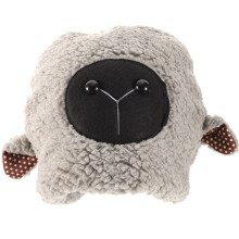 5Pcs Grey Plush Sheep Ear Hood Hat Cute Cartoon Photo Props for Kids