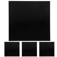 4Pcs Black Acrylic Panels Lightweight Uv Resistant for Wedding Signs