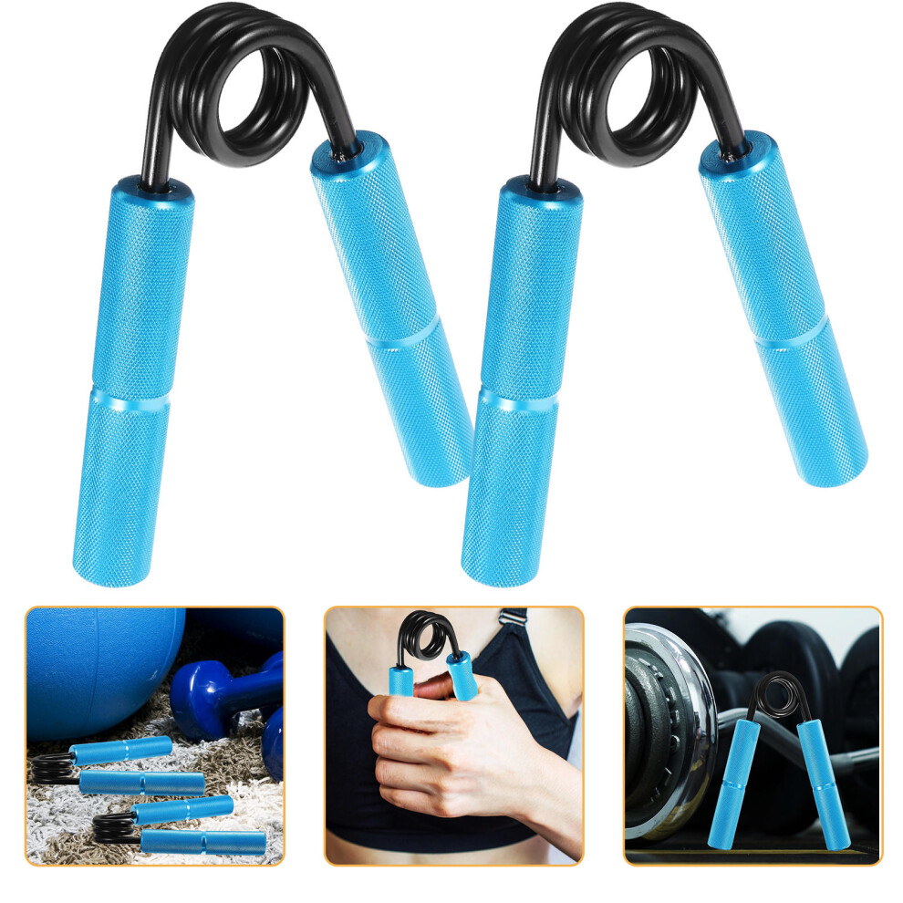 Photos - Strength Training Machine 6Pcs Blue Metal Hand Grippers Finger Trainer Hand Exerciser Set