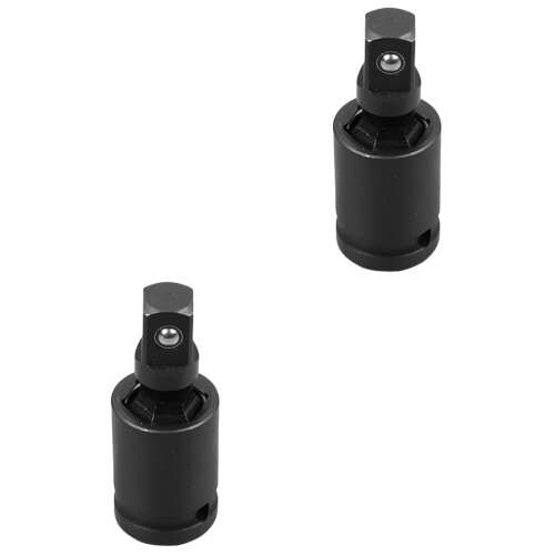 2Pcs Chromium-Molybdenum Impact Socket Black Harmonic Balancer for Car 2