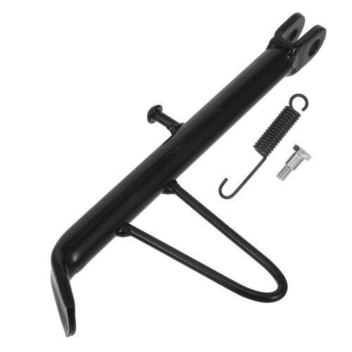 Pied De Support Moto Durable En Fer Noir Universel