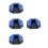 4Pcs Aluminum Motorcycle Kickstand Pads Multi Color Side Stand Support 5