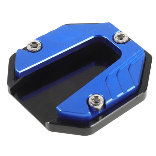 4Pcs Aluminum Motorcycle Kickstand Pads Multi Color Side Stand Support