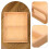 5Stk Beige Holztabletts Mit Griffen, Schule, Spiel & 7