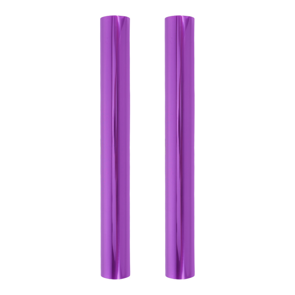 4Pcs Car Tint Film Pvc Self-Adhesive Head Tail Wrap Light/Purple 3681305427951