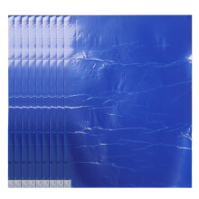 60Pcs Indoor Blue Basketball Shoe Mat Polyethylene Dust Removal Pad
