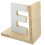 4Pcs Decorative White Wooden Bookends for Office and Study 1