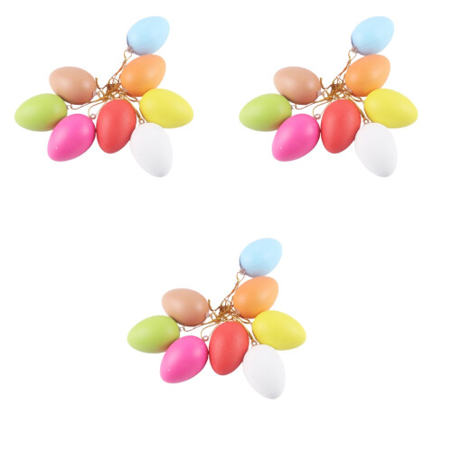 120Pcs Safe Plastic Colored Eggs for Easter DIY and Artistic Creations 2
