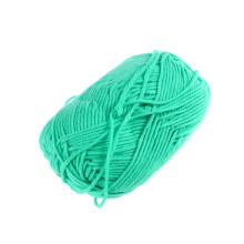 3Pcs Light Green Cotton Yarn for Knitting Soft Feel Warm Crochet Use