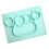 2Pcs Green Silicone Placemat Dining Tray Baby Tableware with Suction 1