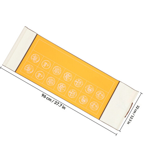 Orange Kalligraphie Rollpapier Premium Chinesisches Malpapier 1