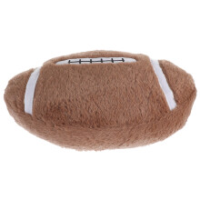 4Pcs Sports Ball Plush Pillow Brown Soft Football Cushion for Decor