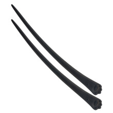 10Pcs Black Cat Paw Wooden Hairpins Women Hair Stick for Decor & Style