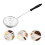 2Pcs Metal Wire Strainer Spoons Black Kitchen Candy Tools 7
