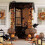 4Pcs Black Halloween Spider Web Lace Table Runner Fireplace Cover 10